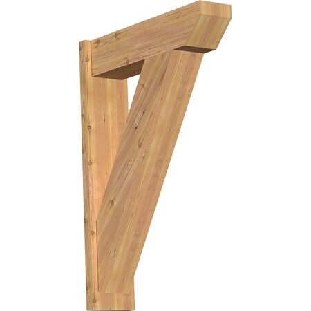 Ekena Millwork Traditional Slat Smooth Outlooker, Western Red Cedar, 7 1/2"W x 28"D x 40"H OUT08X28X40TRA06SWR